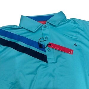 Redvanly Men's Short Sleeve Westin Polo Top Shirt Size L NWT Golf